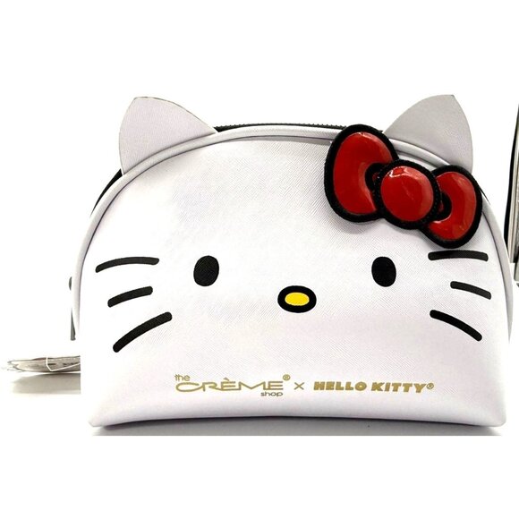 The Crème Shop X Hello Kitty Cosmetic Bag 4.58 Oz Cruelty-Free Animal Testing Fr - Picture 1 of 5
